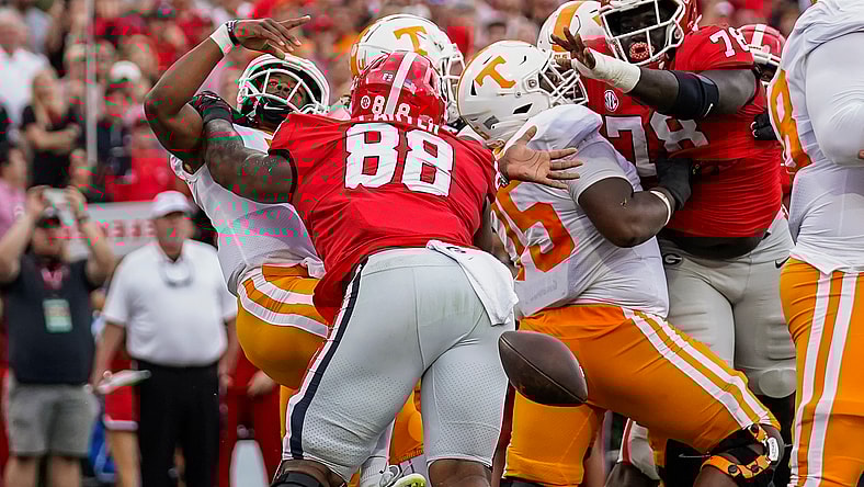 NCAA Football: Tennessee at Georgia
