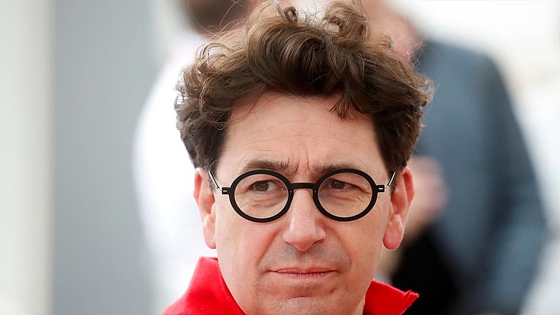Formula One F1 - Azerbaijan Grand Prix - Baku City Circuit, Baku, Azerbaijan - April 25, 2019 Ferrari team principal Mattia Binotto