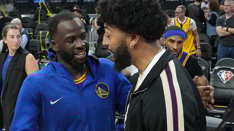 Golden State Warriors Anthony Davis, Draymond Green