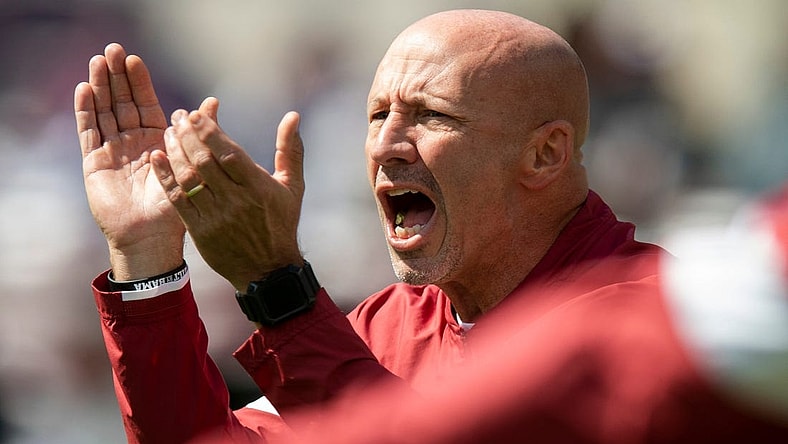 Alabama associate defensive coordinator / safety coach Charles Kelly before the Texas A&M game at Kyle Field in College Station, Texas on Saturday October 12, 2019.
Kelly601
