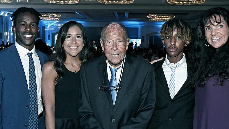 Nick Bollettieri with family from left, son Giovanni Bollettieri, daughter Alex Bollettieri, son Giacomo Bollettieri, and his wife Cindi Bollettieri. The mission of the annual Dick Vitale Gala's is to raise money for pediatric cancer research through the V Foundation for Cancer Research to help men, women and children diagnosed with cancer. This year the 2022, 17th Annual Dick Vitale Gala raises a record $11.1 million. For more information and how to donate visit v.org.

Sar Dick Vitale Gala 48