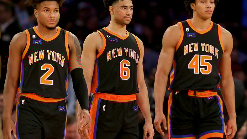 NBA: Golden State Warriors at New York Knicks
