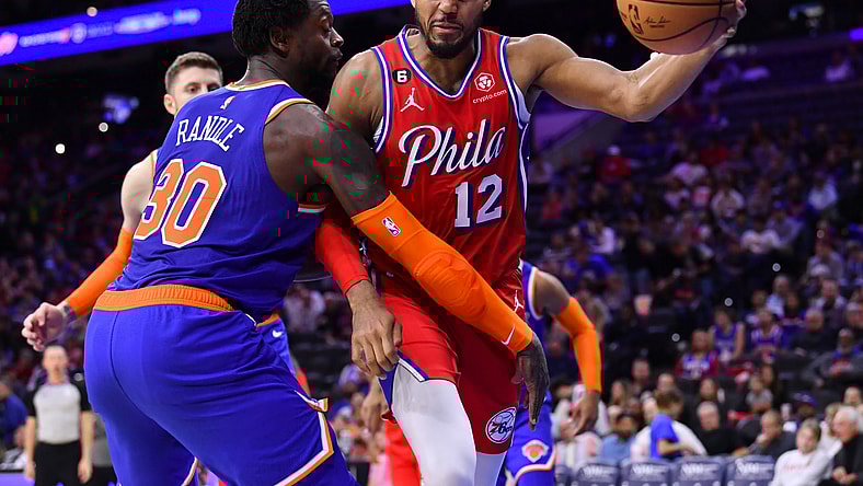 NBA: New York Knicks at Philadelphia 76ers