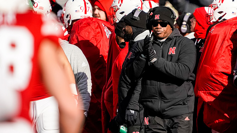 Nebraska head coach Mickey Joseph