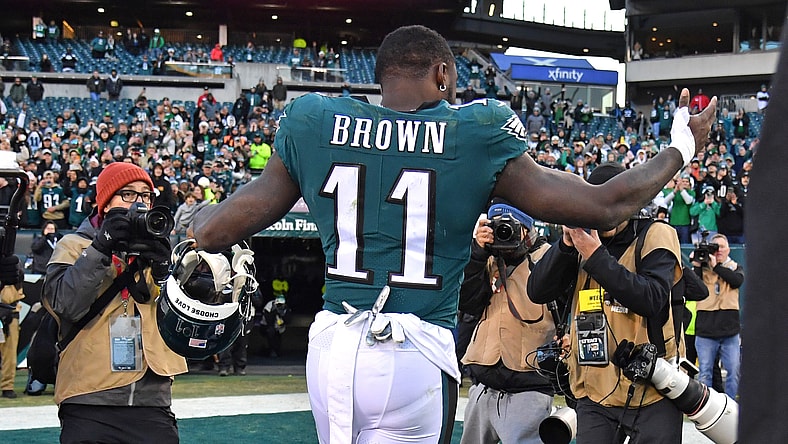 nfl wide receiver rankings: a.j. brown, philadelphia eagles