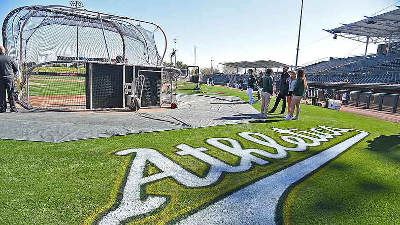 MLB: Spring Training-Los Angeles Angels at Oakland Athletics