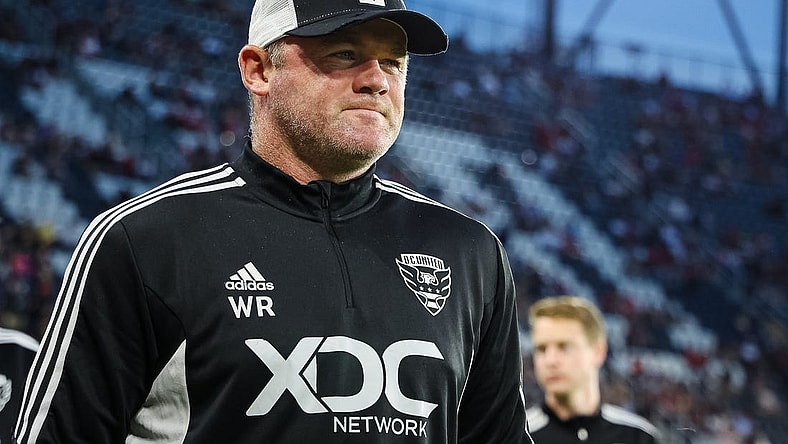 Sep 4, 2022; Washington, District of Columbia, USA; D.C. United head coach Wayne Rooney takes the pitch before the match against the Colorado Rapids at Audi Field. Mandatory Credit: Scott Taetsch-USA TODAY Sports