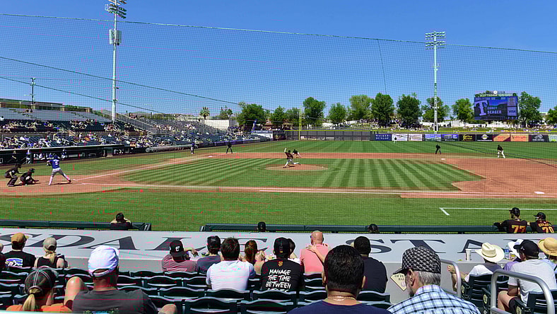 MLB: Spring Training-Texas Rangers at San Francisco Giants
