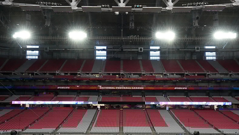 NFL: Super Bowl LVII-Stadium and Field Preparation Press Conference