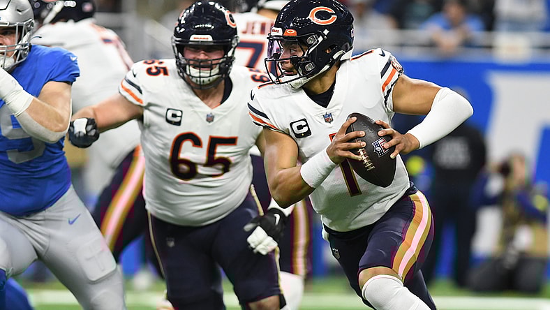 justin fields trade scenarios, justin field trade las vegas raiders