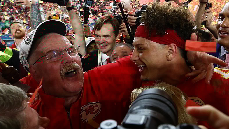 patrick mahomes, andy reid, super bowl