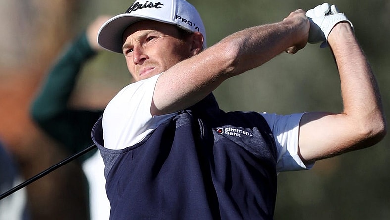Will Zalatoris tees off on the11th tee on the Nicklaus Tournament Course at PGA West during the first-round of The American Express in La Quinta, Calif., on Thursday, Jan. 19, 2023.

Am Ex Golf Zalatoris And Young Group4768a