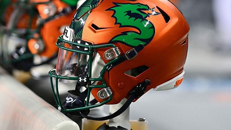 Feb 23, 2023; Seattle, WA, USA; The Seattle Sea Dragons helmet during the first half at Lumen Field. St. Louis defeated Seattle 20-18. Mandatory Credit: Steven Bisig-USA TODAY Sports