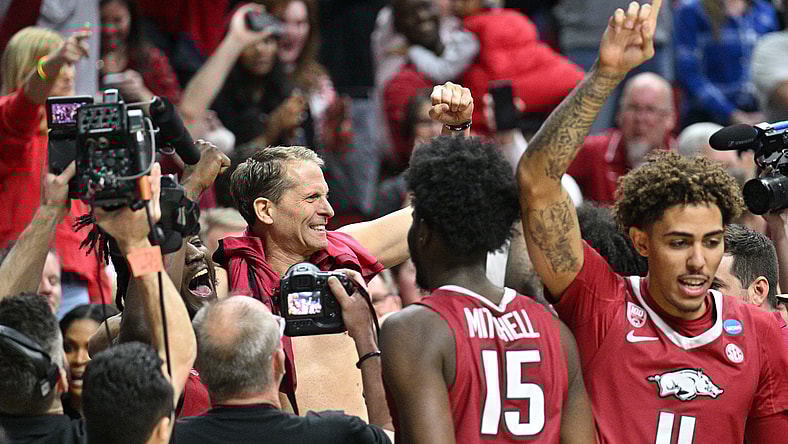 NCAA Basketball: NCAA Tournament Second Round-Arkansas vs Kansas