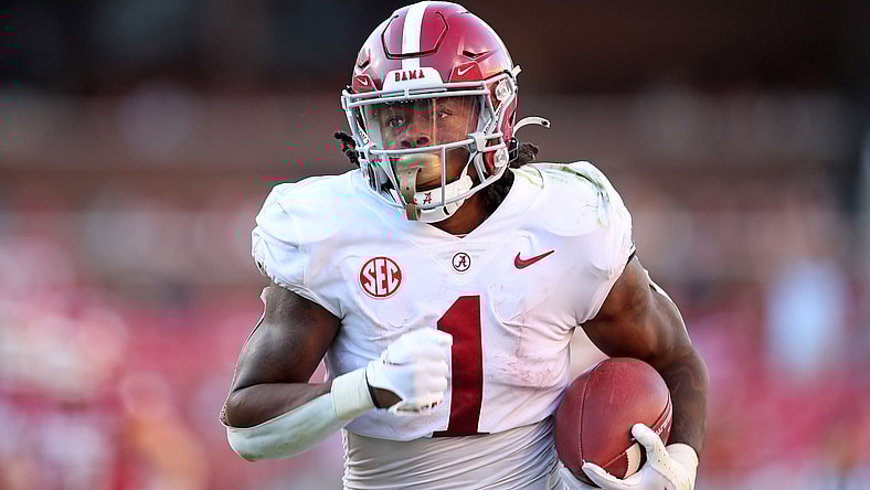 NCAA Football: Alabama at Arkansas