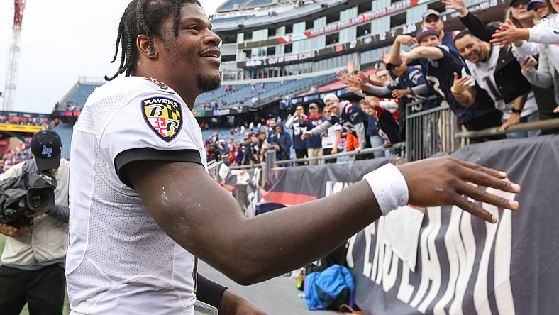 lamar jackson, new england patriots