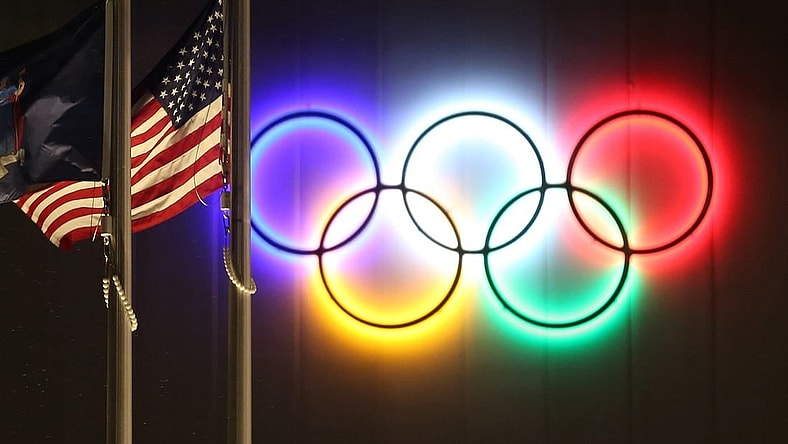 The Olympic Rings outside the Olympic Center on Main Street in Lake Placid Jan. 9, 2023. The FISU World University Games will begin this weekend in Lake Placid.

Fisu World University Games