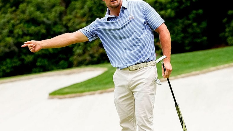 April 6: Bryson DeChambeau reacts after missing his putt on the 13th green during the first round of the Masters.
Pga Masters Tournament First Round