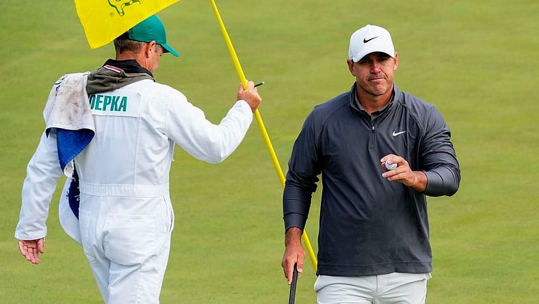 April 9: Brooks Koepka walks off the 15th green after making his par putt during the third round of the Masters.

Usp Pga Masters Tournament Completion Of Third S Glf Usa Ga