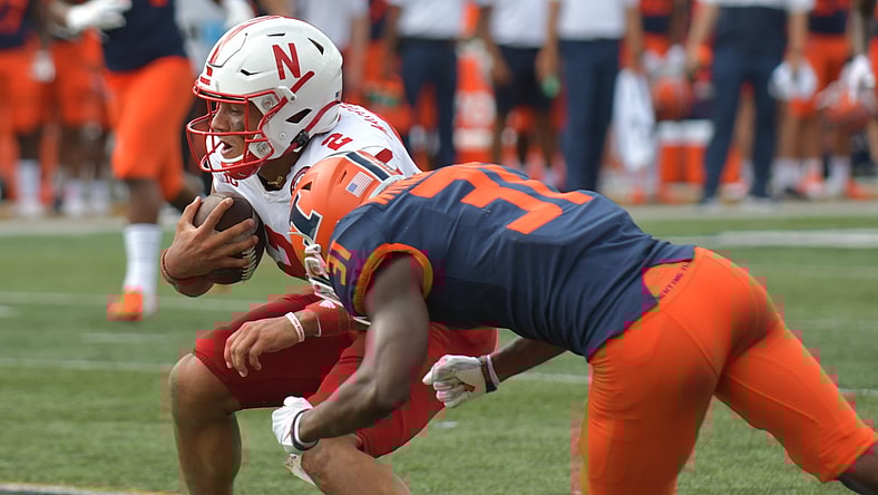 NCAA Football: Nebraska at Illinois