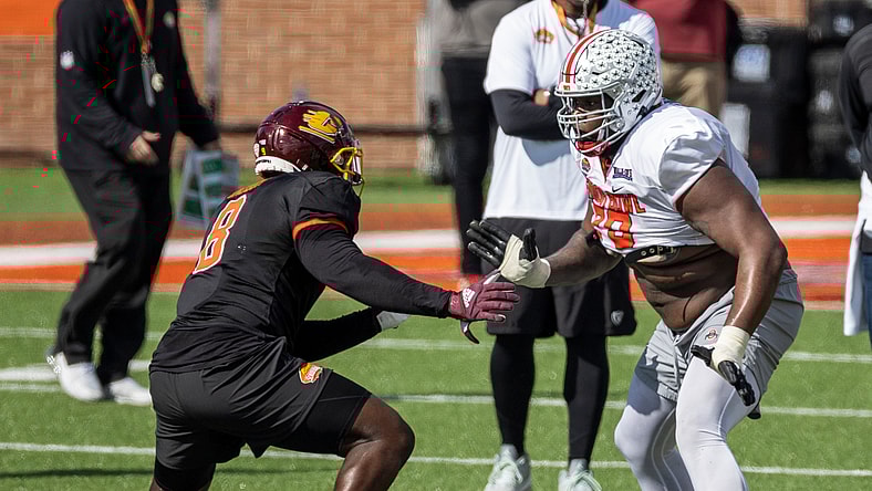 NCAA Football: Senior Bowl Practice