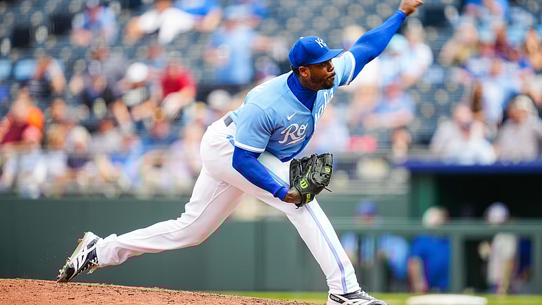 MLB: Texas Rangers at Kansas City Royals
