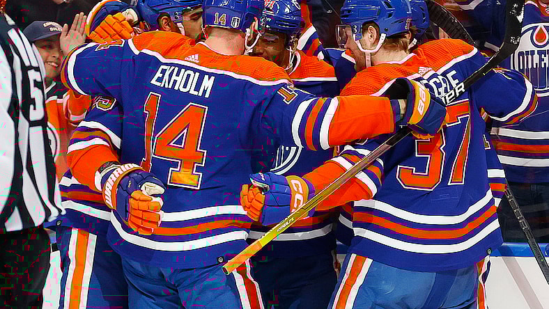 NHL: Stanley Cup Playoffs-Los Angeles Kings at Edmonton Oilers