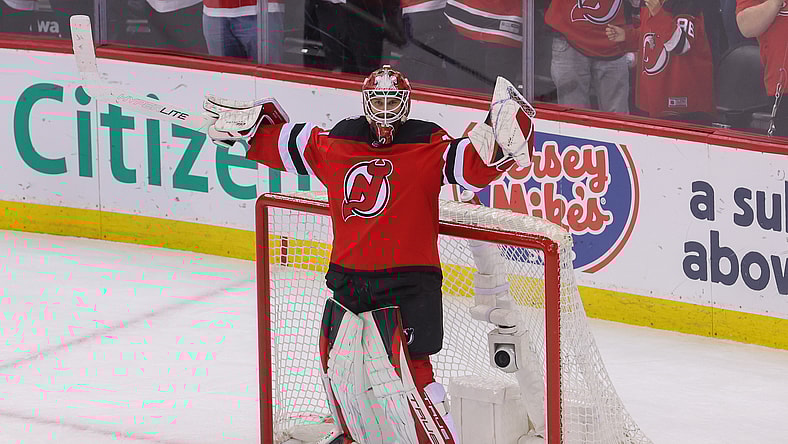 NHL: Stanley Cup Playoffs-New York Rangers at New Jersey Devils
