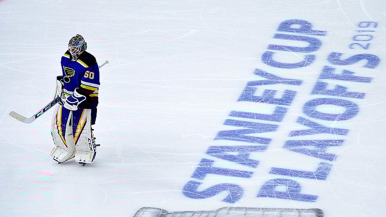 NHL: Stanley Cup Playoffs-San Jose Sharks at St. Louis Blues