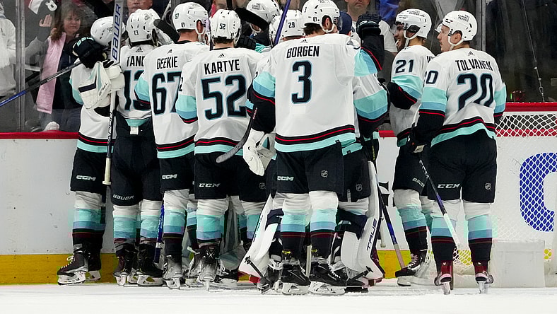 NHL: Stanley Cup Playoffs-Seattle Kraken at Colorado Avalanche