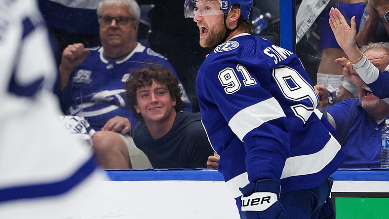 NHL: Stanley Cup Playoffs-Toronto Maple Leafs at Tampa Bay Lightning