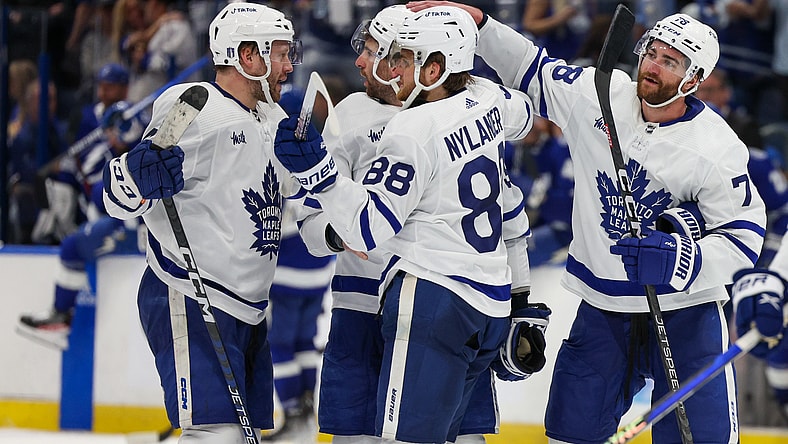 NHL: Stanley Cup Playoffs-Toronto Maple Leafs at Tampa Bay Lightning