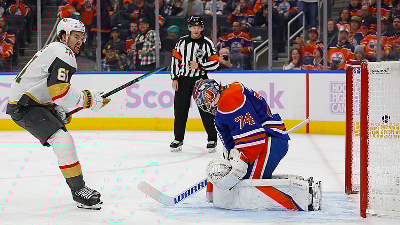 NHL: Vegas Golden Knights at Edmonton Oilers