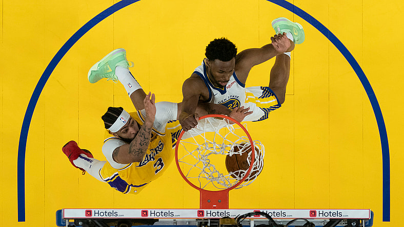 andrew wiggins, anthony davis, los angeles lakers, golden state warriors