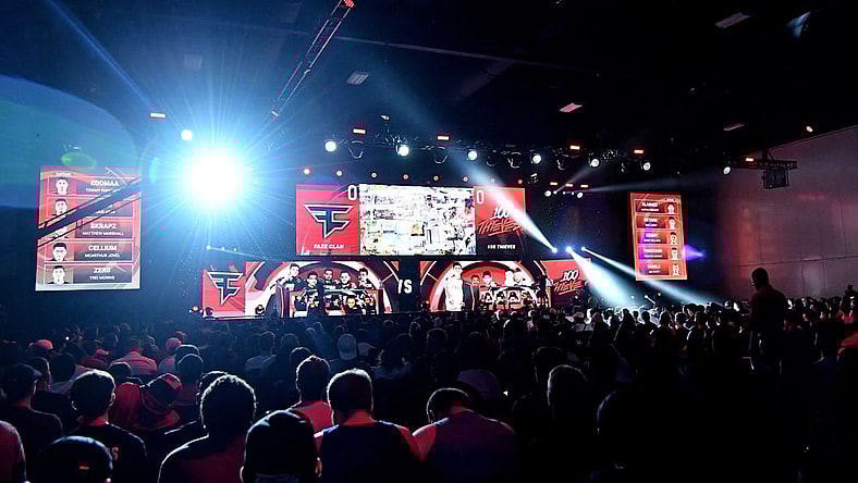 Jul 20, 2019; Miami Beach, FL, USA; Gameplay starts between Faze Clan and 100 Thieves during the Call of Duty League Finals e-sports event at Miami Beach Convention Center. Mandatory Credit: Jasen Vinlove-USA TODAY Sports