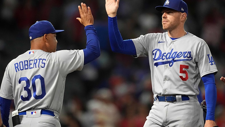 MLB: Los Angeles Dodgers at Los Angeles Angels