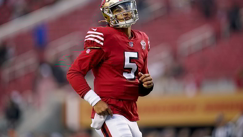 San Francisco 49ers quarterback Trey Lance