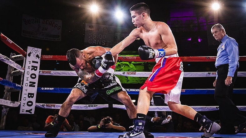 boxers inside a ring