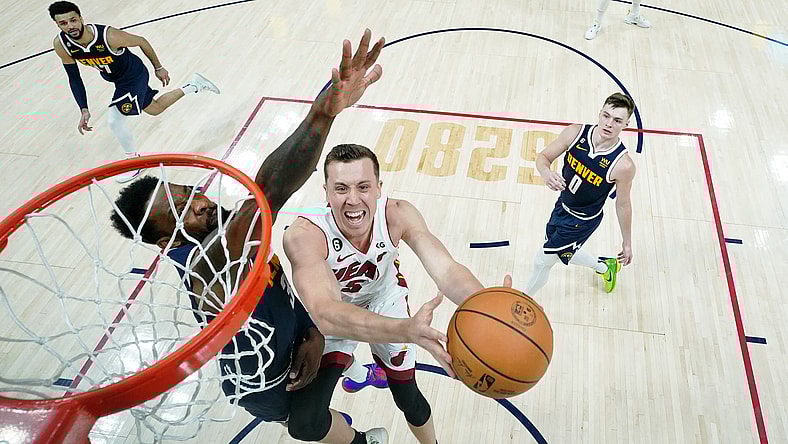 miami heat guard duncan robinson, nba finals