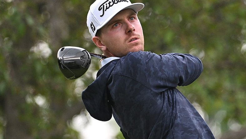 Jun 8, 2023; Toronto, ON, CAN;  Ryan Gerard hits his tee shot on the seventh hole during the first round of the RBC Canadian Open golf tournament. Mandatory Credit: Dan Hamilton-USA TODAY Sports