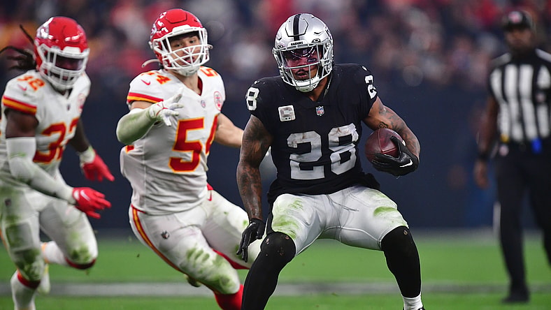 las vegas raiders rumors, josh jacobs trade