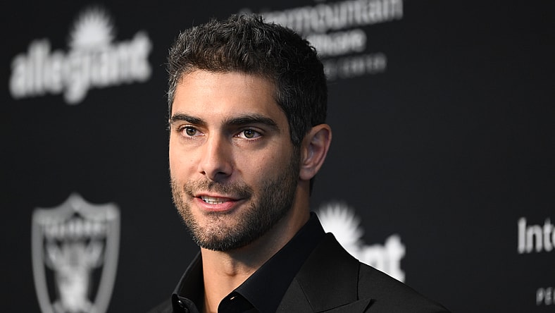 las vegas raiders training camp: jimmy garoppolo