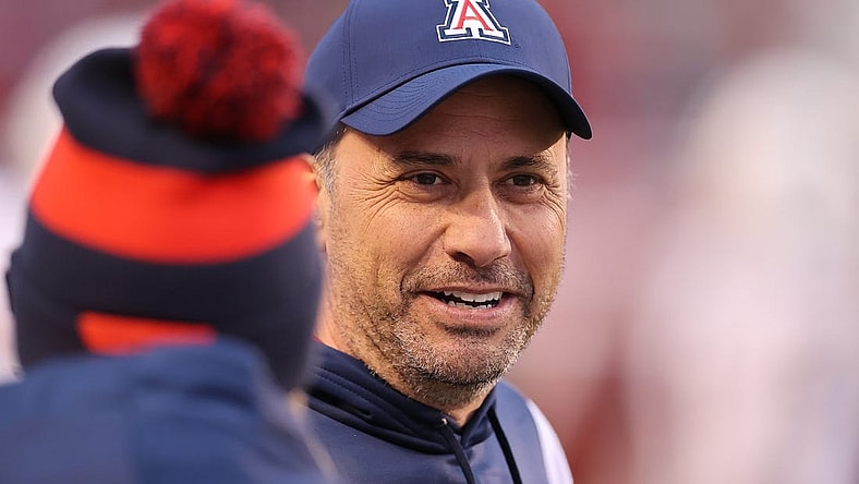 Arizona Wildcats head coach Jedd Fisch is not taking Northern Arizona lightly after losing to the FCS program in 2021. Mandatory Credit: Rob Gray-USA TODAY Sports