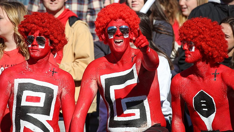 Jan 14, 2023; Athens, GA, USA; Georgia Bulldogs fans at the national championship celebration at Sanford Stadium. Mandatory Credit: Brett Davis-USA TODAY Sports