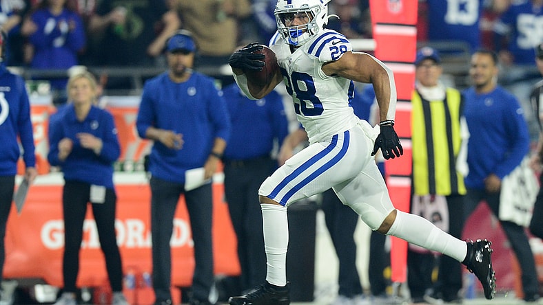 Indianapolis Colts running back Jonathan Taylor