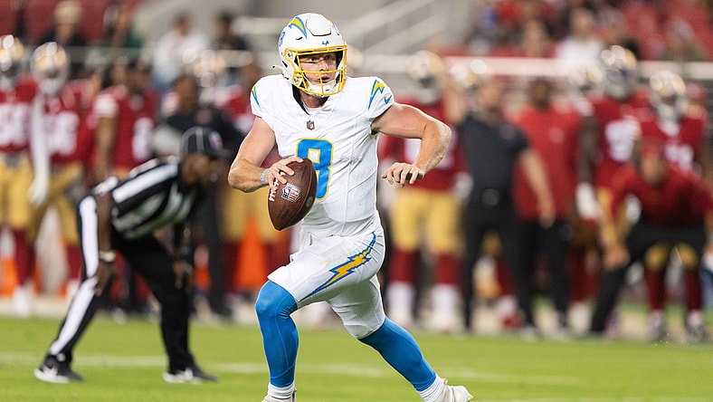 Los Angeles Chargers' Max Duggan
