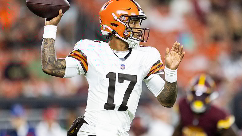 NFL: Preseason-Washington Commanders at Cleveland Browns