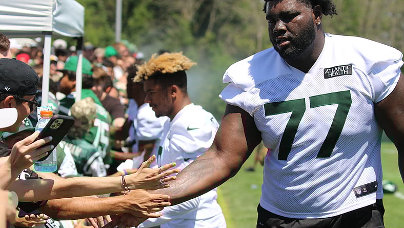 New York Jets offensive tackle Mekhi Becton