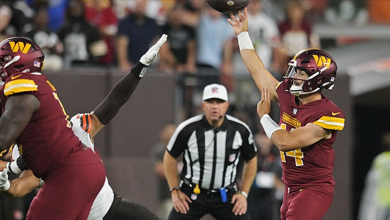 baltimore ravens at washington commanders: sam howell