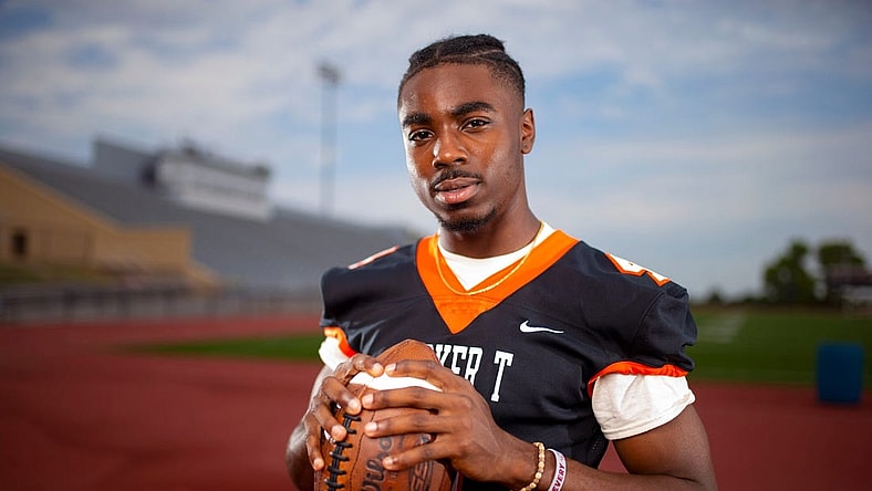 Booker T Washington's Micah Tease poses for a photo for The Oklahoman's Super 30 series in Tulsa, Okla., Thursday, July 21, 2022.

Super 30